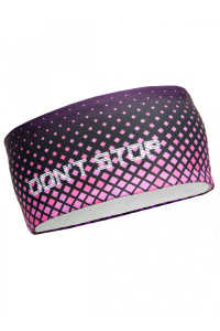 Повязка трикотажная принт RAY Вектор 1 фиолетовый круглый лого