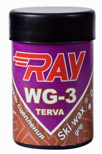 Мазь лыжная RAY WG-3 0-3°C смоляная фиолетовая (35г)