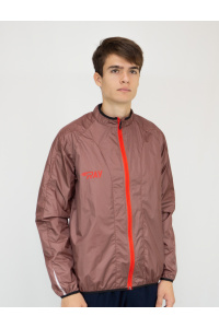 Ветровка RAY модель 2  (UNI) кирпич, лого красн., молния красн 