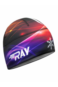 Шапочка RAY модель RACE материал термо-бифлекс радуга, принт