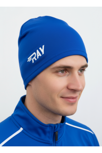 Шапочка RAY 6-ти клинка облегченная, василек, белый лого