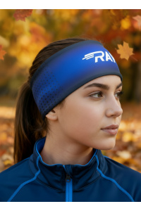 Повязка трикотажная принт RAY синий