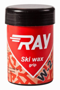 Мазь лыжная RAY W-2 0+2°C синтетическая красная (35г)