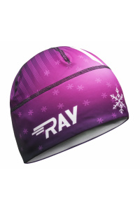 Шапочка RAY модель RACE материал термо-бифлекс снежинка фиолетовый