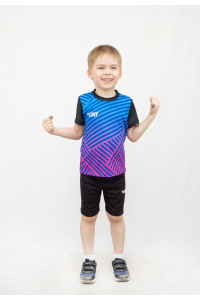 Футболка RAY (Kids) принт лента голубой