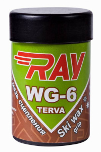 Мазь лыжная RAY WG-6 -10-25°C смоляная светло-зеленая (35г)