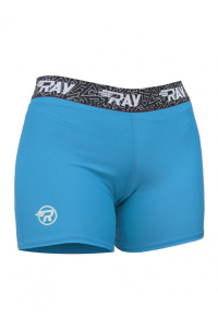 Шорты RAY компрессионные  (Women) голубой, резинка черная бренд