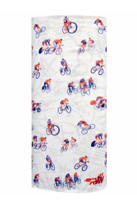 Труба-маска RAY принт  velo 1 белый