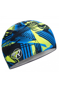 Шапочка RAY модель RACE материал термо-бифлекс лайм/голубой