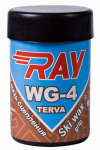 Мазь лыжная RAY WG-4 -2-8°C смоляная голубая (35г)