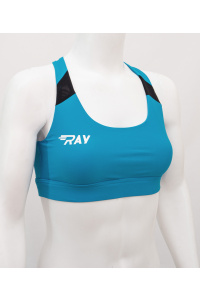 Топ женский Fitness RAY, голубой