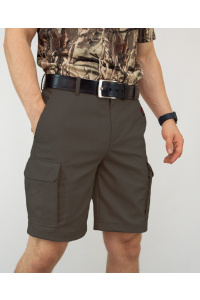 Шорты RAY (Men) Military хаки, черная молния