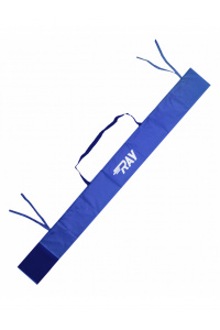 Чехол для лыж RAY облегченный синий, темно-синий 