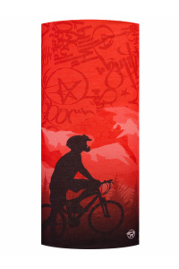 Труба-маска RAY принт  velo 3 красный