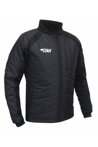 Куртка утеплённая туристическая  RAY  WS модель OUTDOOR (UNI) черный черная молния