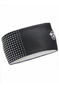 Повязка трикотажная принт RAY черный круглый лого