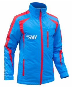 Куртка утеплённая RAY модель Парадная (Men) синий/красный красная молния 