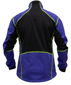 Куртка разминочная RAY модель SPORT (Men) фиолетовый/черный лимонный шов