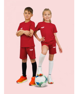 Комплект RAY (Kids) бордовый, лого белый