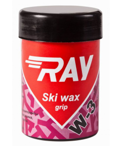 Мазь лыжная RAY W-3 0°C синтетическая фиолетовая (35г)