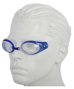 Очки плавательные Larsen R42 прозрачный/синий (силикон)