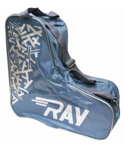 Сумка RAY для коньков и роликовых коньков, серый-синий