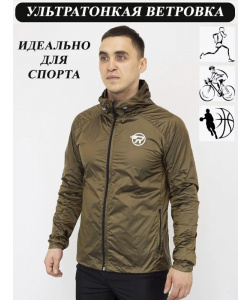 Ветровка RAY Sprint (Men), хамелеон хаки - желтый