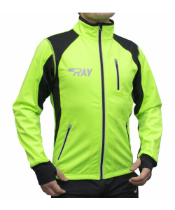 Куртка разминочная RAY WS модель STAR (UNI) лимонный/черный лимонный шов