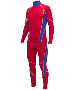 Комбинезон лыжный гоночный RAY модель STAR (UNI) красный/синий