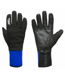 Перчатки RAY RY-06-801 Blue/Black (голубой/чёрный)
