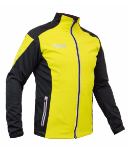 Куртка разминочная RAY WS модель RACE (UNI) желтый/черный с/о молния 