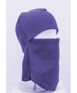 Маска ветрозащитная (шлем) флис, фиолетовый