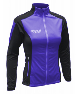 Куртка разминочная RAY WS модель PRO RACE (Kids) фиолетовый/черный