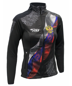 Куртка разминочная RAY WS модель PRO RACE (Woman) принт