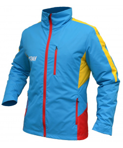 Куртка утеплённая парадная RAY (Men) синий/желтый/красный 