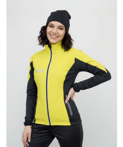 Куртка разминочная RAY WS модель PRO RACE (Women) желтый/черный с/о молния