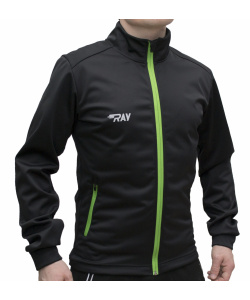 Куртка разминочная RAY модель CASUAL (UNI) черный
