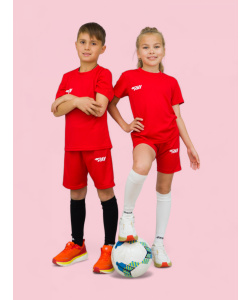 Комплект RAY (Kids) красный, лого белый 