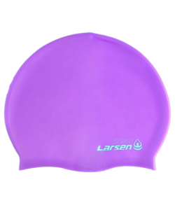 Шапочка плавательная (силикон) Larsen MC47, фиолетовый
