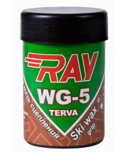 Мазь лыжная RAY WG-5 -5-12°C смоляная зеленая (35г)