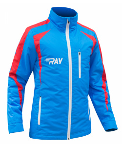 Куртка утеплённая RAY модель Парадная (Men) синий/красный белая молния 