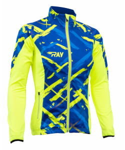 Куртка разминочная RAY WS модель PRO RACE (Woman) принт "Кислотный. неон"