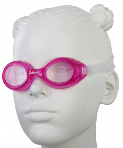 Очки плавательные Larsen DS7 розовый (ПВХ)