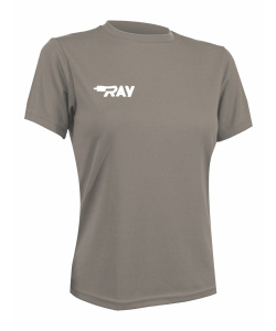 Футболка RAY (Woman) серый с/о лого