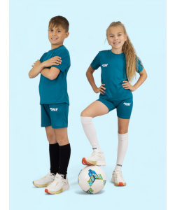 Комплект RAY (Kids) морская волна, лого белый