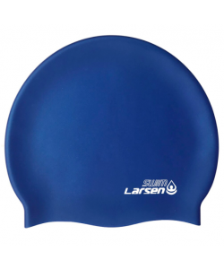 Шапочка плавательная Larsen SC15, синий металлик