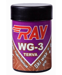 Мазь лыжная RAY WG-3 0-3°C смоляная фиолетовая (35г)