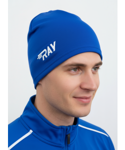 Шапочка RAY 6-ти клинка облегченная, василек, белый лого