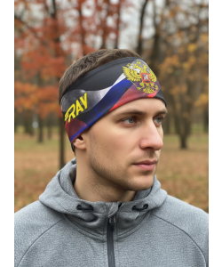 Повязка трикотажная принт RAY принт