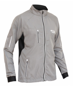 Куртка беговая RAY SPORT (летняя) серый/черный